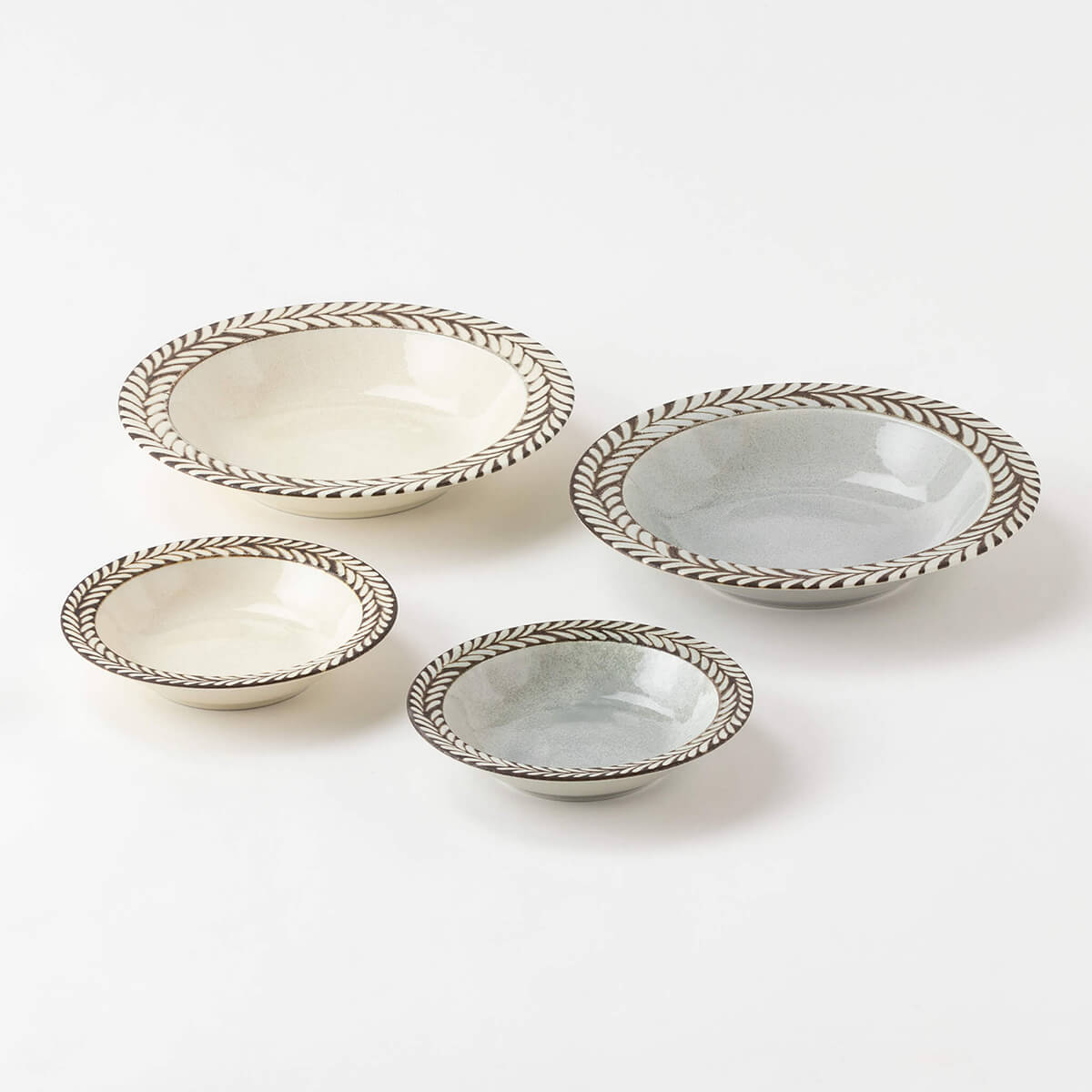 ローズマリー ペアディーププレートセット – 陶土う庵