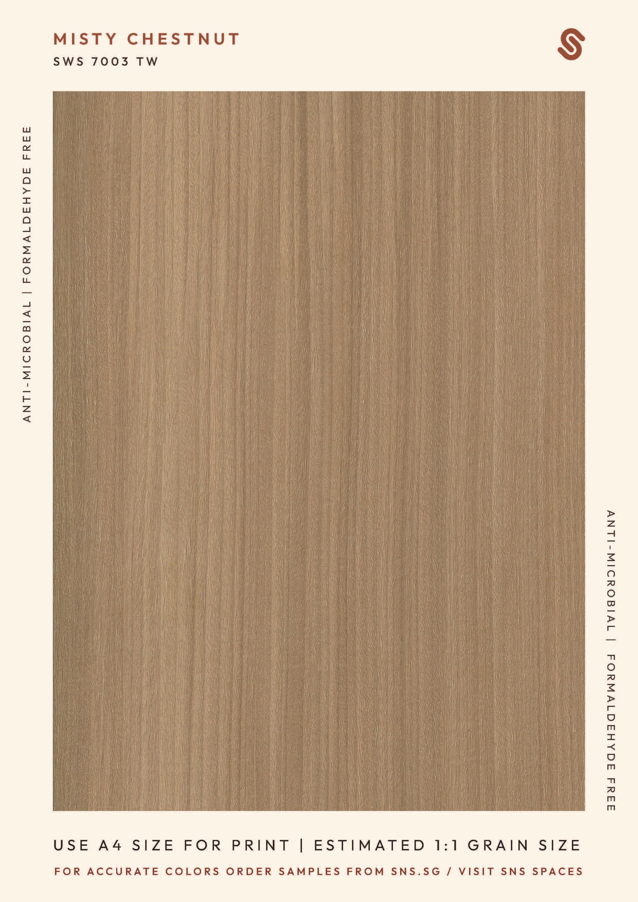 Misty Chestnut (10ft) – SNS Laminates
