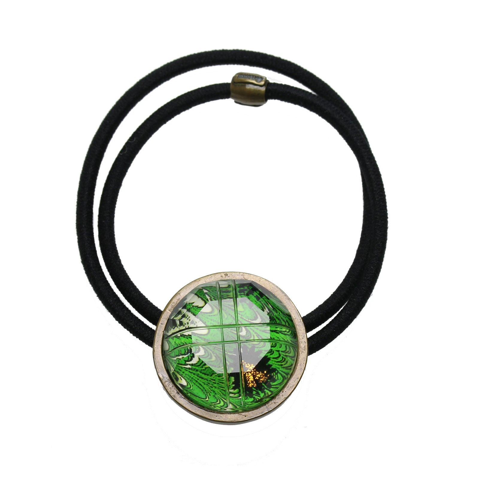 ヘアゴム 緑 シンプル 丸 マーブル – TAMARUSAN