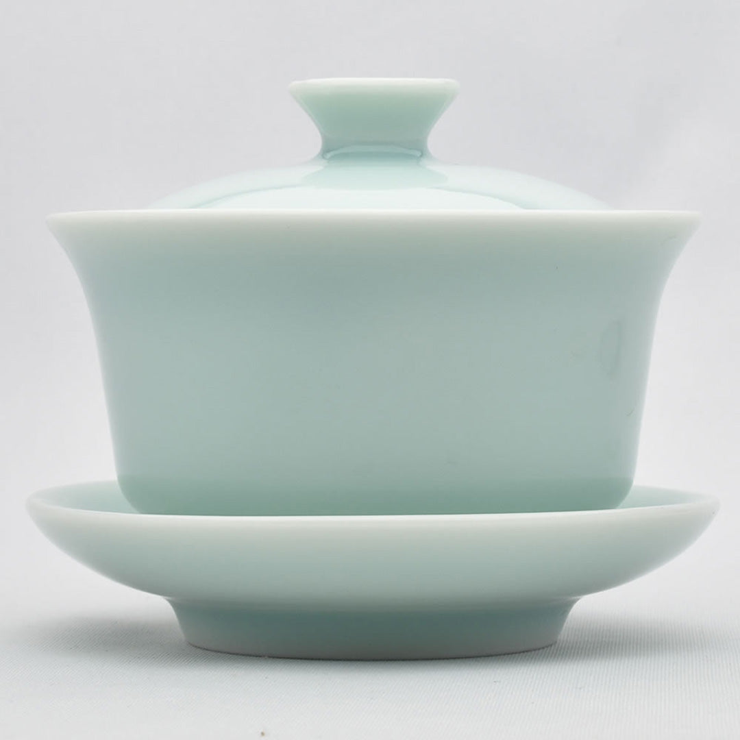 匠心蓋碗｜龍泉青磁・弟窯粉青｜中国茶器の天香茶行