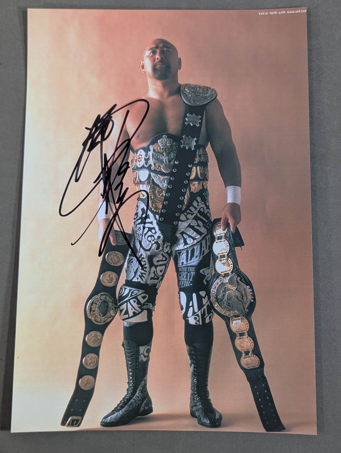 武藤敬司 直筆サイン入り ポートレート① – 闘道館