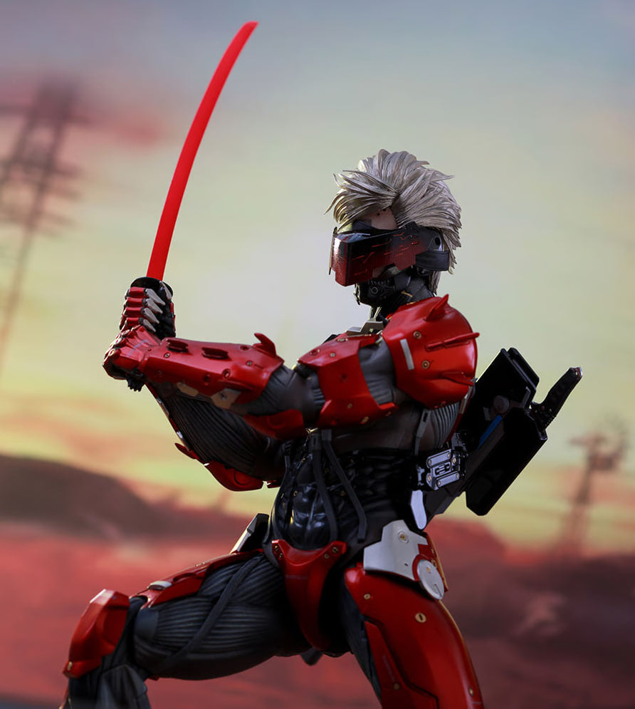 🔥HOT TOYS VGM19 METAL GEAR RISING : REVENGEANCE 1/6 RAIDEN