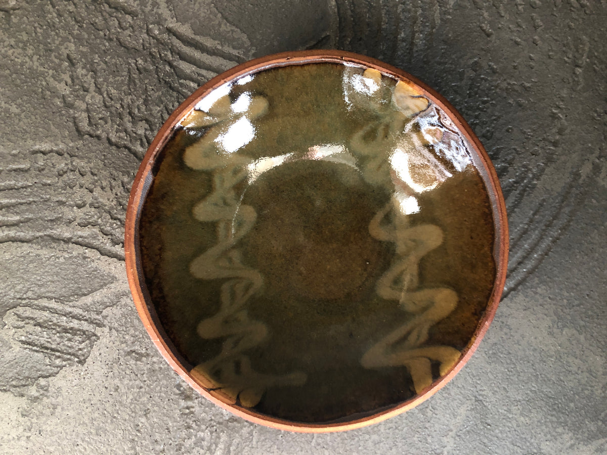 生畑皿山窯【京都】前野直史 スリップウェア 6寸深皿A – UTSUWA HIYORI