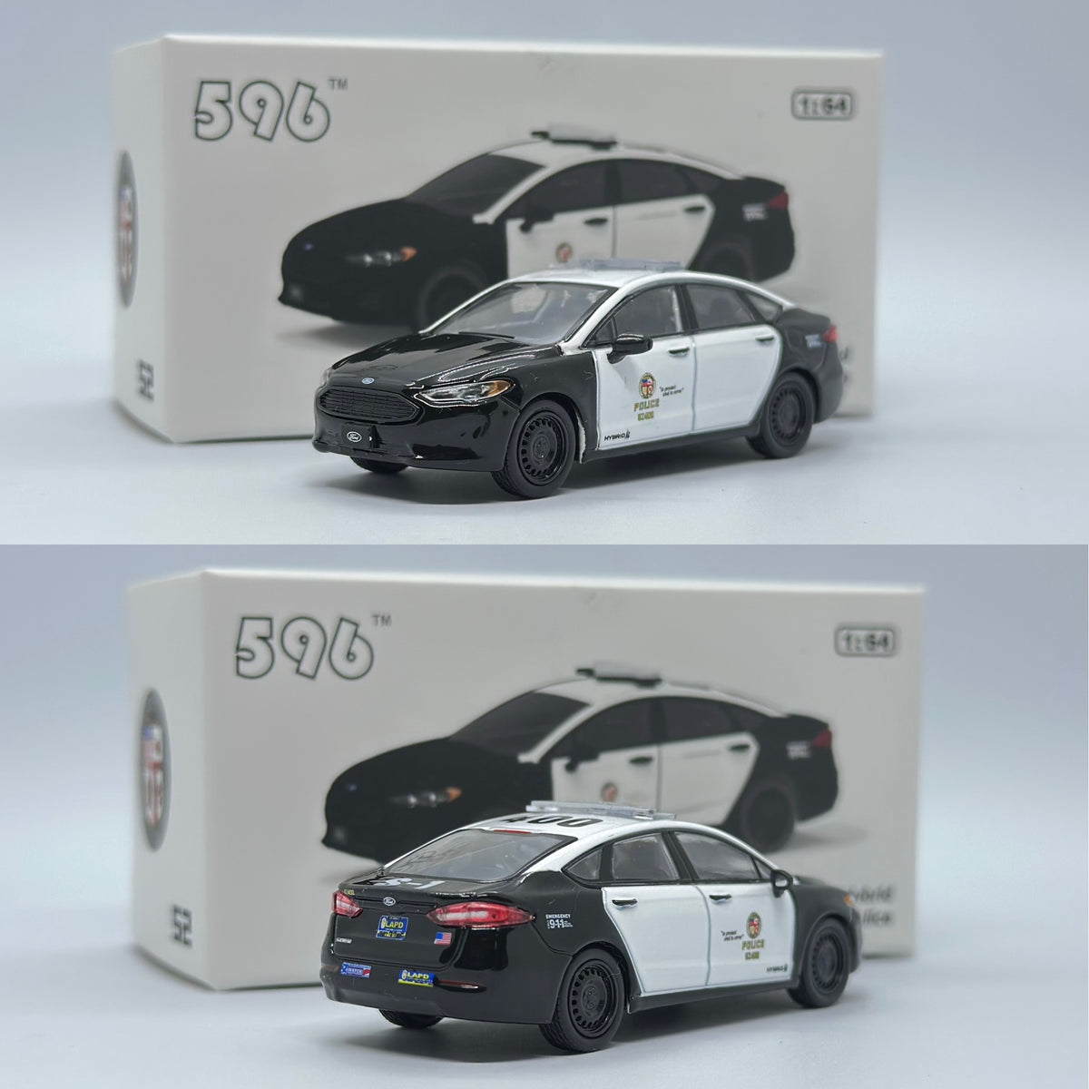 596 Model 1/64 Ford Fusion - Los Angeles Police Department (LAPD