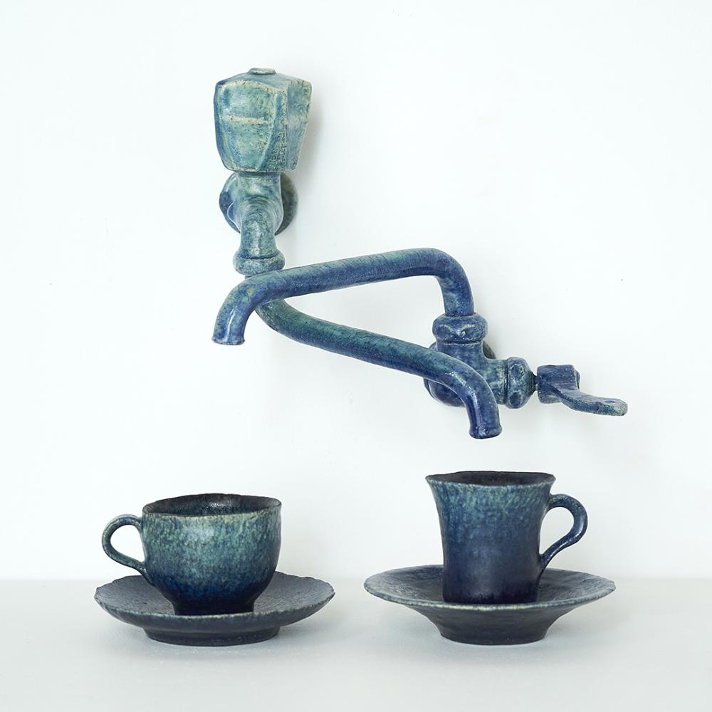 愛 弐拾陸(カップ&ソーサー)Love 26(Cup and saucer)|毛塚友梨Yuri KEZUKA