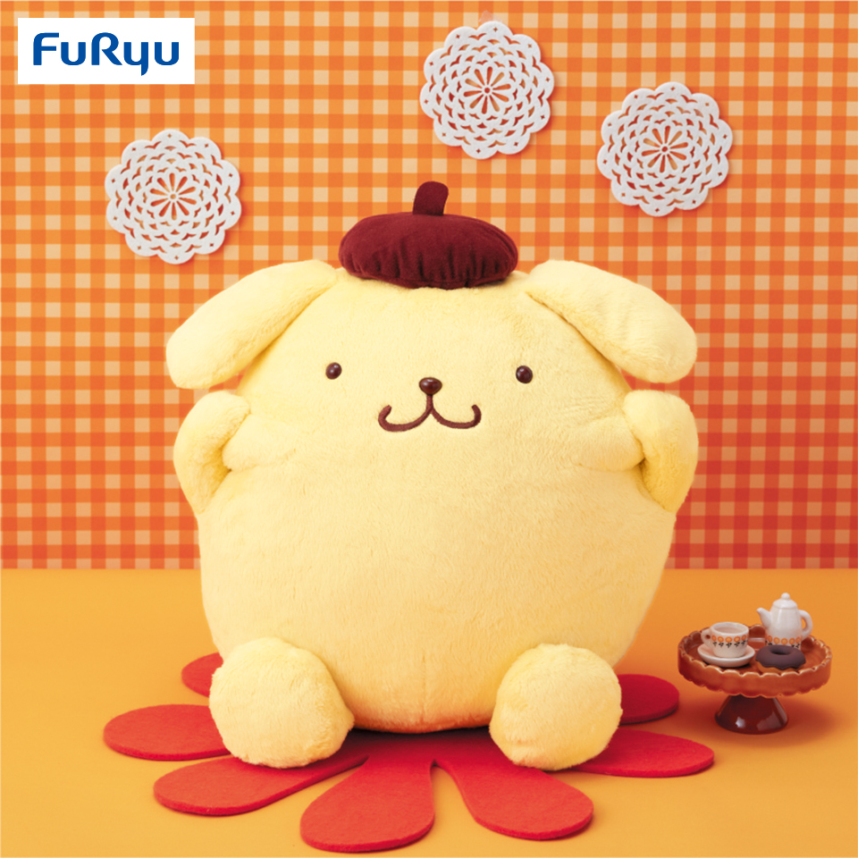 ポムポムプリン ポム顔BIGぬいぐるみ｜タイトーの7月のおすすめプライズ