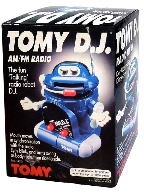 Mr D.J. Robot by Tomy - The Old Robot's Web Site