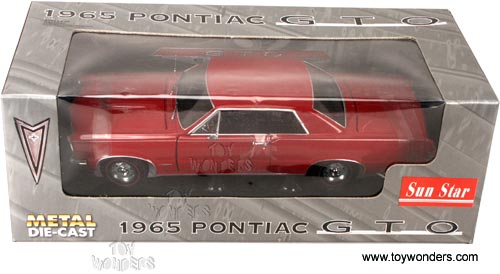 Sun Star - Pontiac GTO Hard Top (1965, 1:18, Red) 1801 - Toy