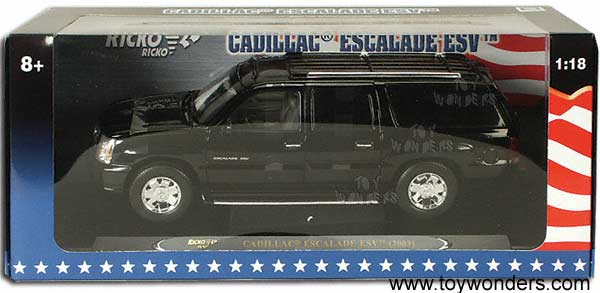 Ricko - Cadillac Escalade ESV (2003, 1:18, Black) 32129 Wholesale