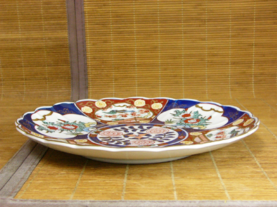 有田焼 秀峰作 古伊万里写 大皿 【器道楽】