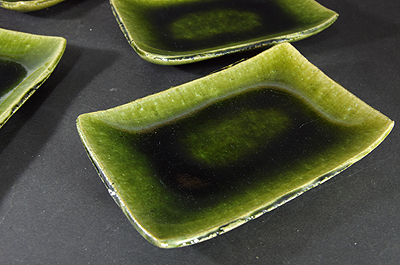 森脇文直作 織部皿 5枚 【器道楽】