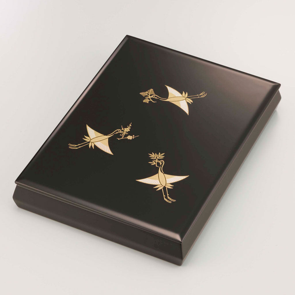 松喰鶴 うるみ蓋付手許箱 – 象彦 公式オンラインショップ