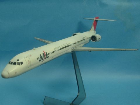 MD-90-30 JAL機 (ハセガワ 1/200) - 完成画像