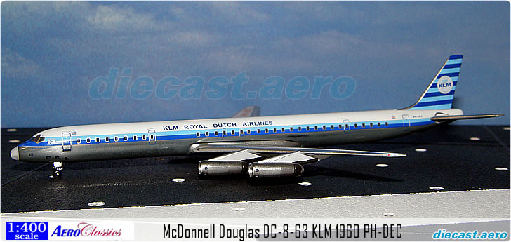 Model Aircraft : McDonnell Douglas DC-8-63 KLM 1960 PH-DEC by