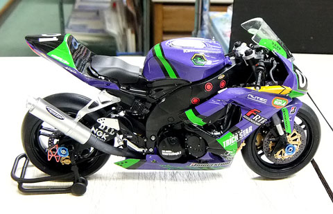 No.1 フジミ 1/12 エヴァンゲリオンRT初号機TRICK☆STAR kawasaki ZX