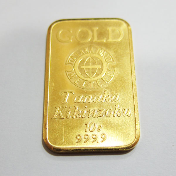 K24 純金10g インゴット 田中貴金属 FINEGOLD 999.9 プレート 地金