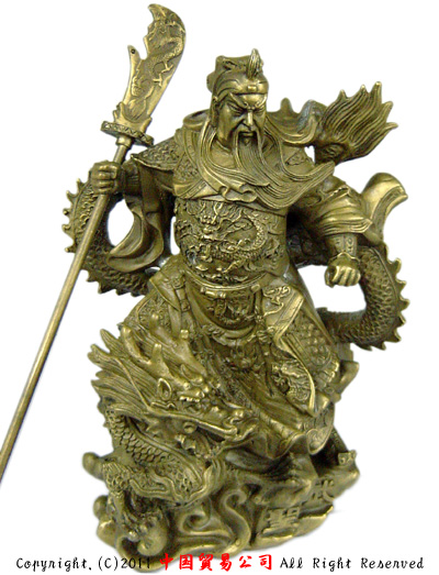 風水グッズ【関羽の置物】輸入販売（中国貿易公司）