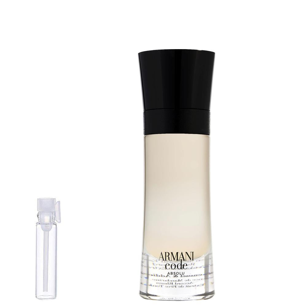 Armani Code Absolu by ARMANI Fragrance Samples | DecantX | Parfum