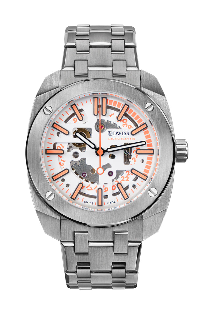 DWISS RT#80 Exclusive Pink Swiss Super-LumiNova®