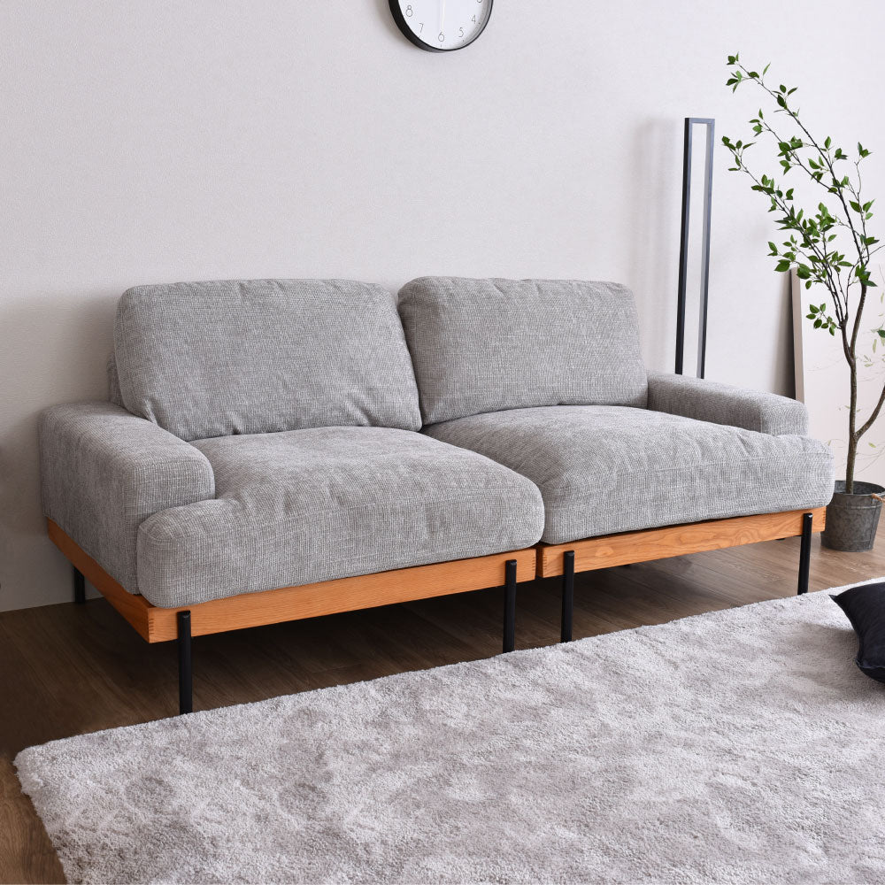 あす着] 幅180.5cm ソファ 2人掛け ソファー おしゃれ 座面 広い