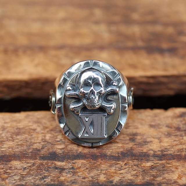 galcia ガルシア 20R-MEX001 RING/SKULL CROSS BONE & XIII メキシカン