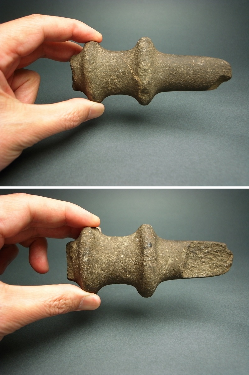 長谷雄堂 - 磨製石器 独鈷石 | 古美術品専門サイト fufufufu.com