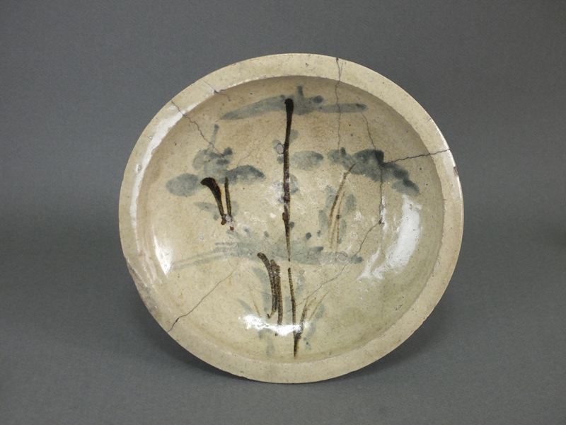 古童 - 絵瀬戸 花文 石皿 | 古美術品専門サイト fufufufu.com