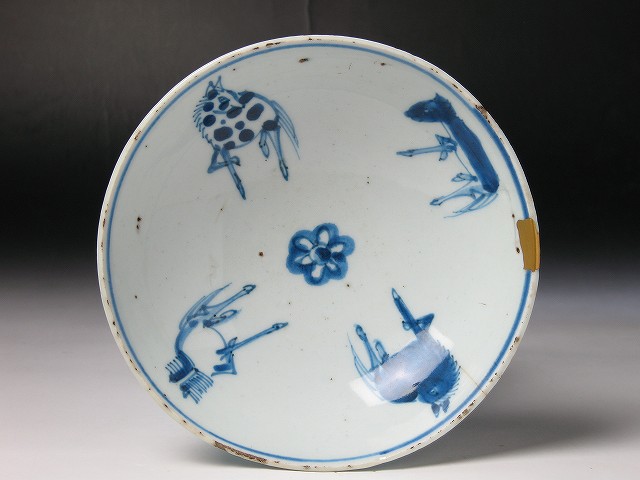 古美術 三樹 - 古染付 馬文小鉢 | 古美術品専門サイト fufufufu.com