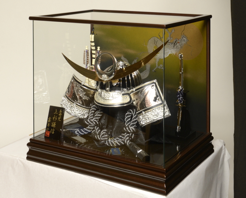 兜 極上品 寿慶作 銀竜 兜飾り 兜 極上品 寿慶作 銀竜 兜飾り