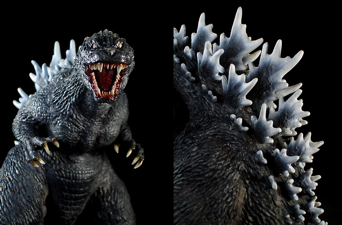 □ウエストケンジ 石井勝巳リアルコレクションNo.1 GMKゴジラ 完成品□