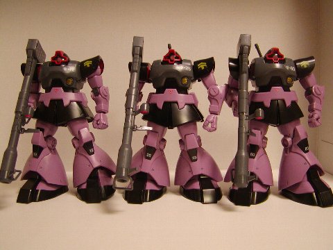 HGUC MS-09 ドム 黒い三連星トリプルドムセット その11 - ガンプラ