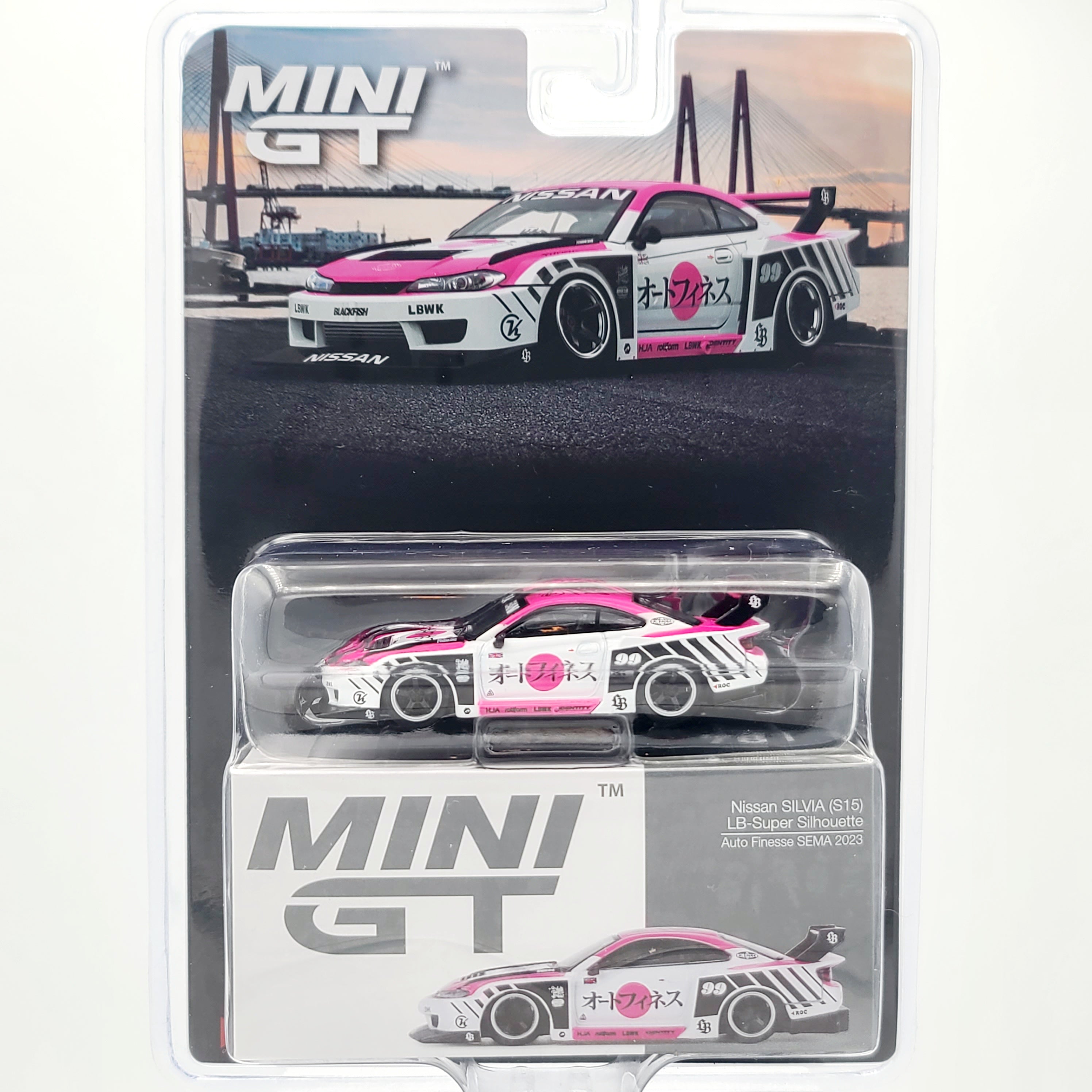Mini GT Nissan LB-Super Silhouette S15 Silvia - 1:64, Auto Finesse SEM
