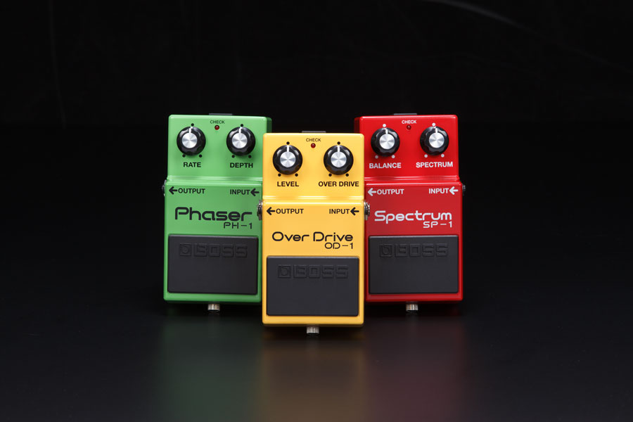 BOSSコンパクト・エフェクター40周年記念！！ 初代モデル3機種を
