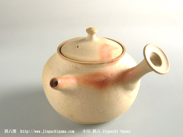 茶道具、急須、花器、煎茶道具、土瓶等の陶芸作家、小川甚八の陶芸作品