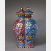 清乾隆珐琅彩花卉纹瓶档案-珐琅彩-鉴宝档案