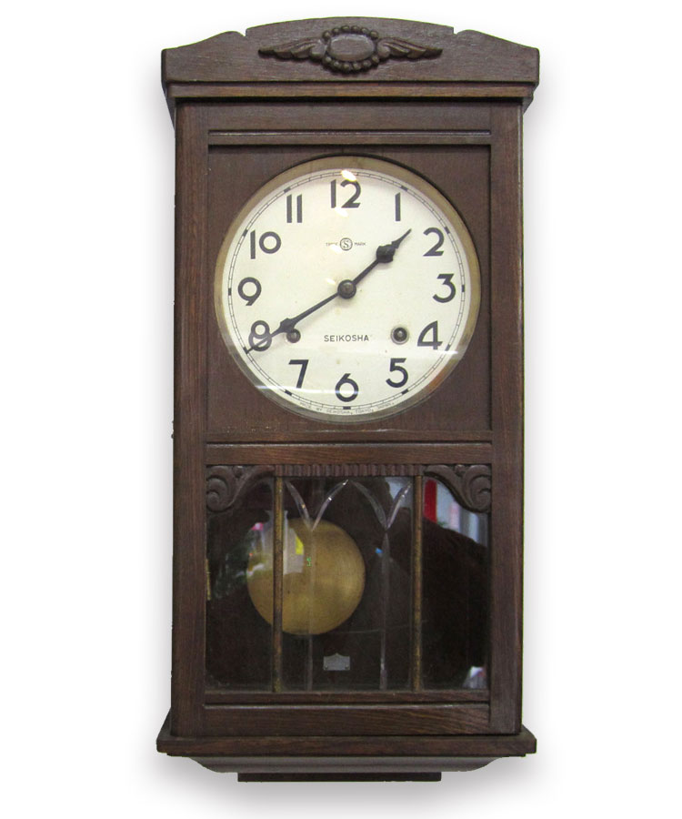 SEIKOUSHA ゼンマイ式柱時計 30DAY 修理 オーバーホール 時工舎時計店