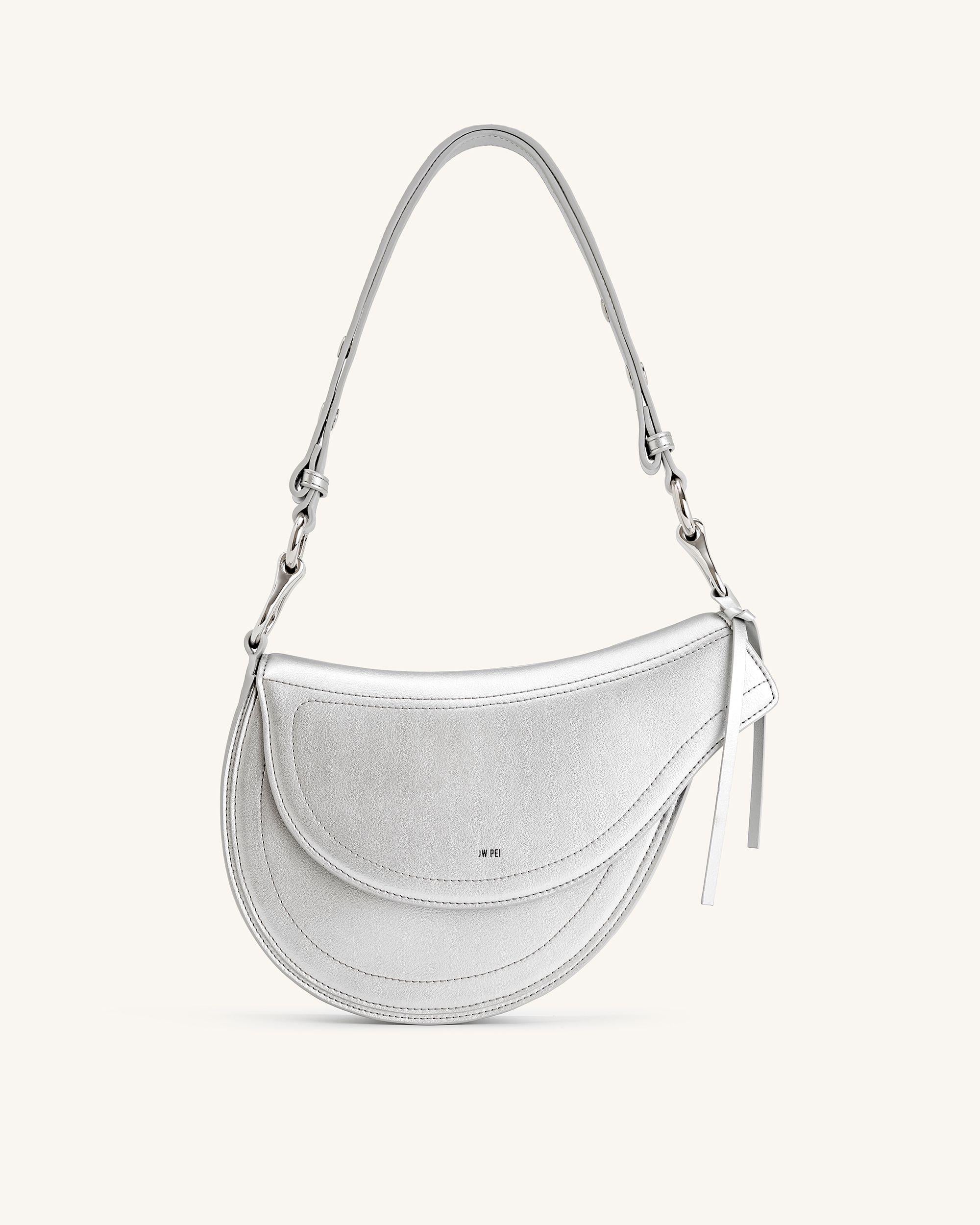 Ashlie Crossbody Bag - Silver | JW PEI
