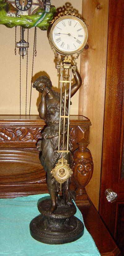 米アンソニア総体振時計 - アンティーク置時計
