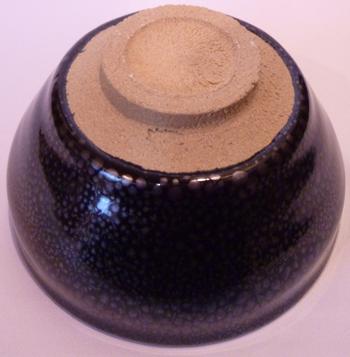 天目型 ぐい呑み 桃山窯 油滴釉【販売】-茶道具は京都しみず孔昌堂