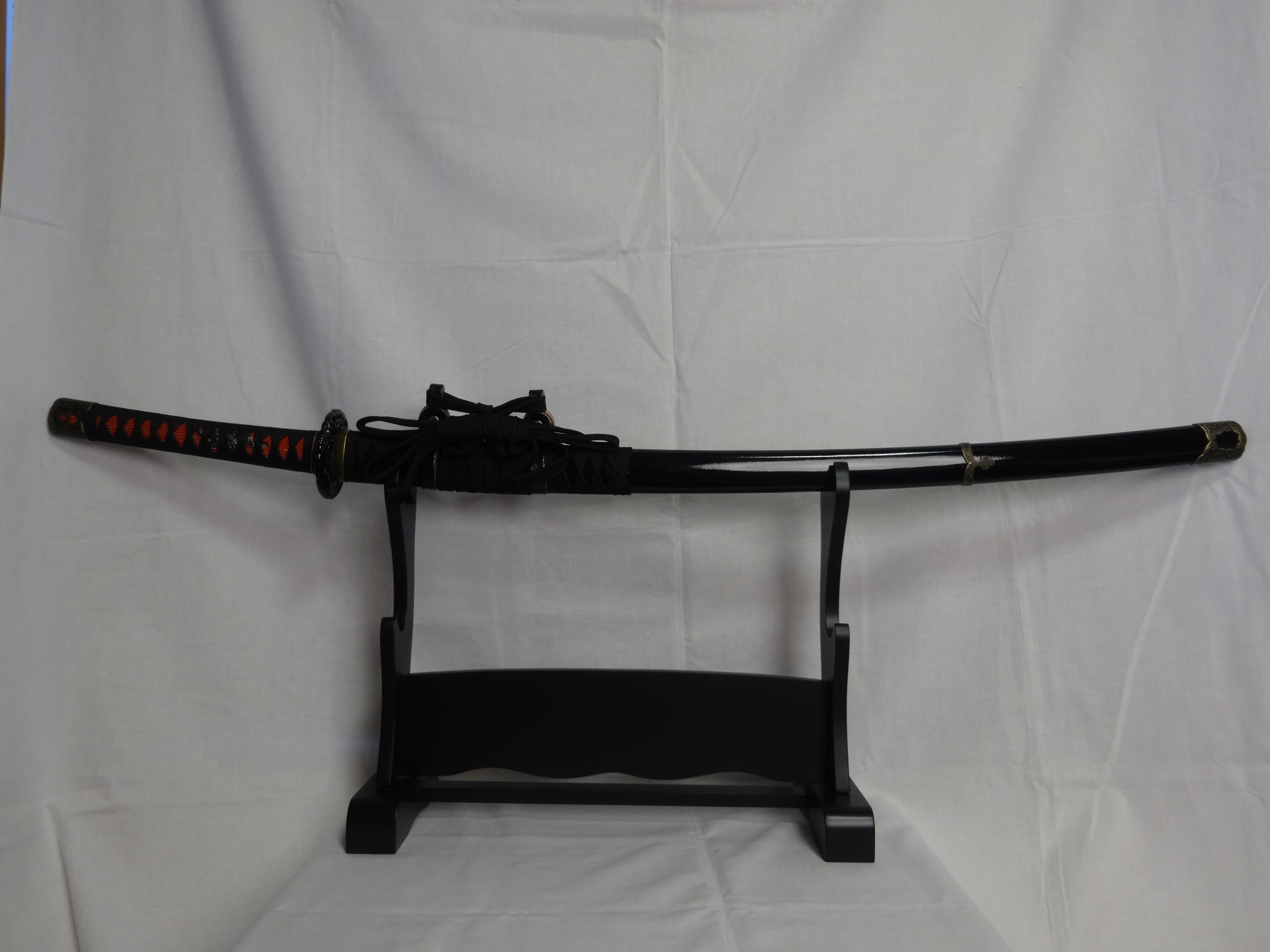 竹光（硬質樫の木） ＞ 竹光 陣太刀拵え