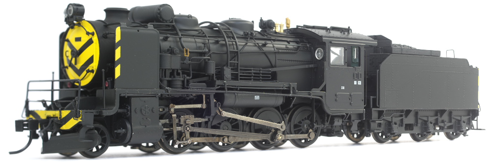 天賞堂 9600形蒸気機関車 北海道タイプ 警戒色 切詰デフ 凸型テンダー