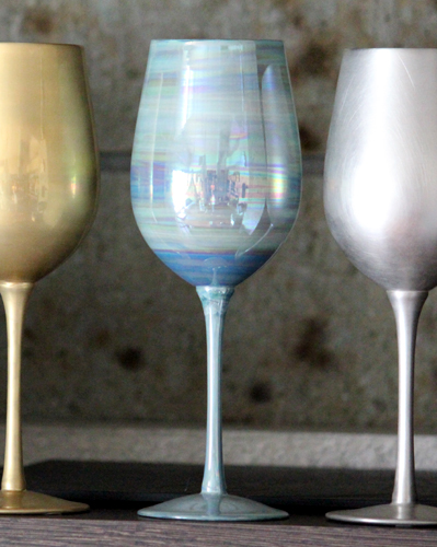 web-shop MITATE/Abundante/商品詳細 宙瓷ワイングラス 青木良太作