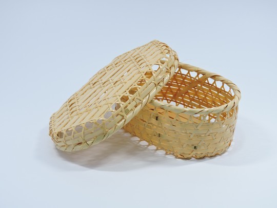 六つ目お弁当箱 商品詳細 別府の竹細工、竹製品、竹篭、風鈴等を販売