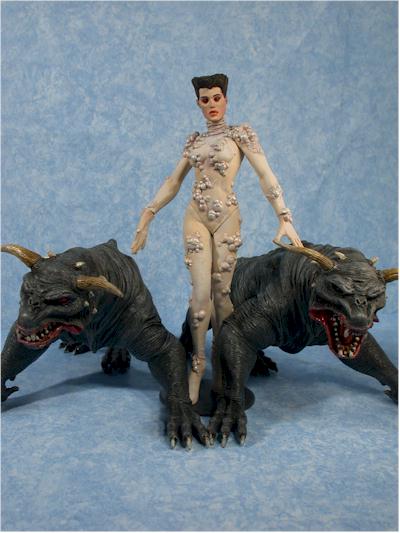 Review and photos of NECA Ghostbusters Vinz, Zuul, Gozer, Slimer