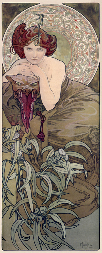 ミュシャを楽しむために：四つの宝石