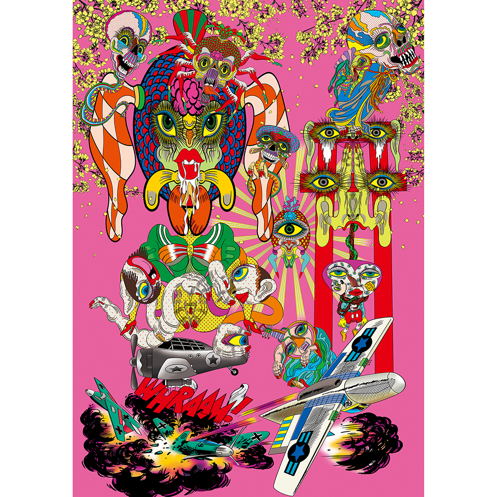 A peep into KEIICHI TANAAMI 田名網敬一レンチキュラー発売記念展