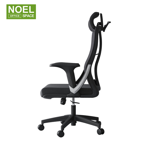 Nicole-H,simple design new choice high back ergonomic mesh office