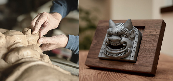 鬼瓦　鬼瓦家守　鬼面　新東株式会社 iemori<鬼瓦家守>-新東株式会社