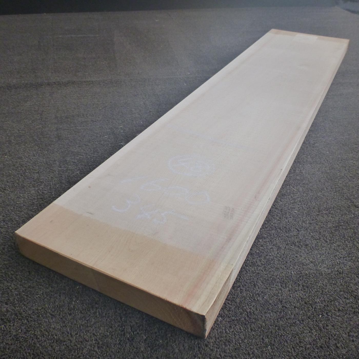 彫刻材 天然木曽檜 板目板 ラフ材 L1600×T48×W345mm 160048345 B