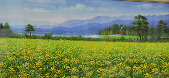 原画油絵大集合！！！ 守山市のおみやげに！お部屋満開！ 「菜の花畑